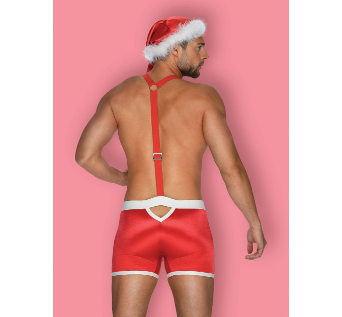 Новогодний костюм Санта Клауса Obsessive Mr. Claus, красно-белый, L\XL