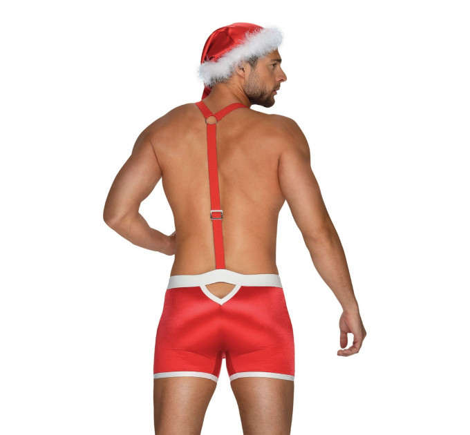 Новогодний костюм Санта Клауса Obsessive Mr. Claus, красно-белый, L\XL