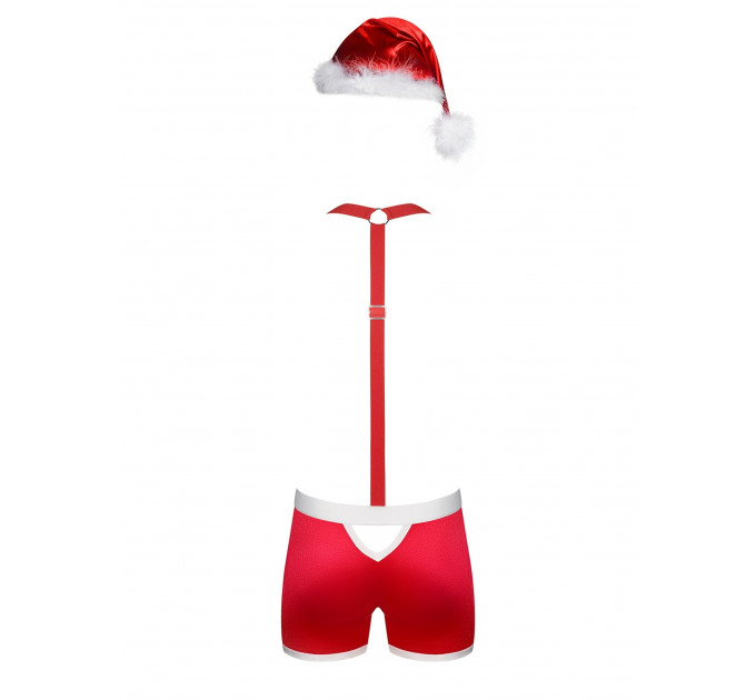 Новогодний костюм Санта Клауса Obsessive Mr. Claus, красно-белый, L\XL