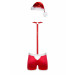 Новогодний костюм Санта Клауса Obsessive Mr. Claus, красно-белый, L\XL