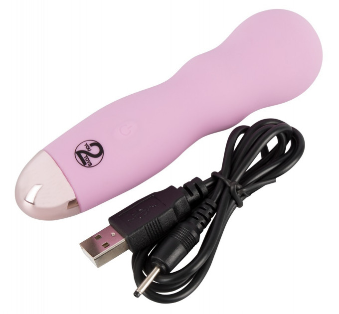 Мини-вибратор волнистый You2Toys Cuties, розовый