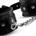 Набор для бондажа Whipped из кожи, с цепью, черный