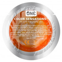 Набір презервативів латексних ONE Color Sensations різнокольорові (ціна за упаковку, 100 шт.)