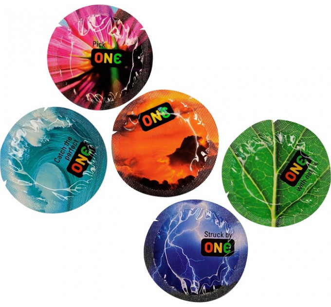 Набор презервативов ONE Color Sensations разноцветные 100 шт
