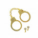 Наручники золотые украшенные камнями Diamond Wrist Cuffs Gold Taboom