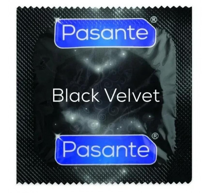 Презервативи Pasante Black Velvet condoms 56 мм (ціна за 6 шт.)