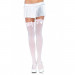 Розовые нейлоновые чулки Leg Avenue