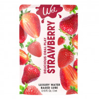 Їстівний лубрикант зі смаком полуниці Wet Strawberry, 118 мл