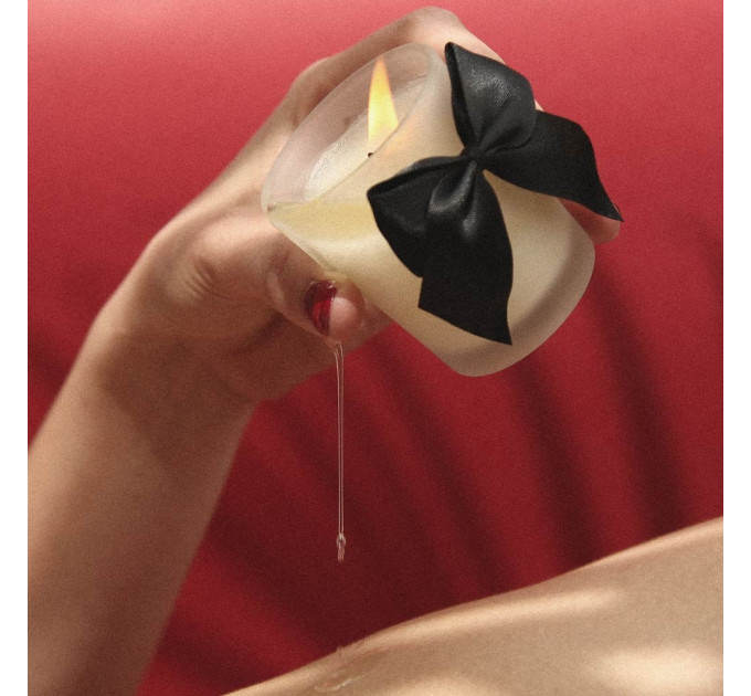 Свеча для массажа и поцелуев Bijoux Indiscrets, с соленой карамелью