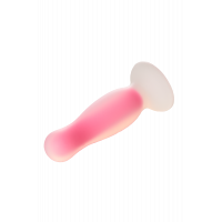 Светящаяся анальная пробка Dream Toys RADIANT SOFT SILICONE GLOW IN THE DARK PLUG LARGE PINK