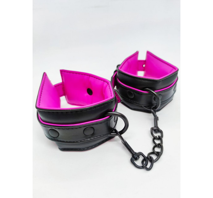 Наручинки и оковы DS Fetish Kit of handcuffs and ankles