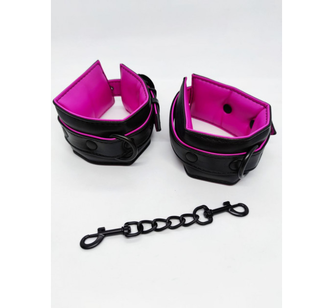 Наручинки и оковы DS Fetish Kit of handcuffs and ankles