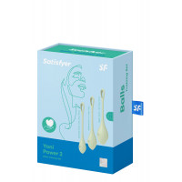 Набір вагінальних кульок Satisfyer Yoni Power 2 light, зелений