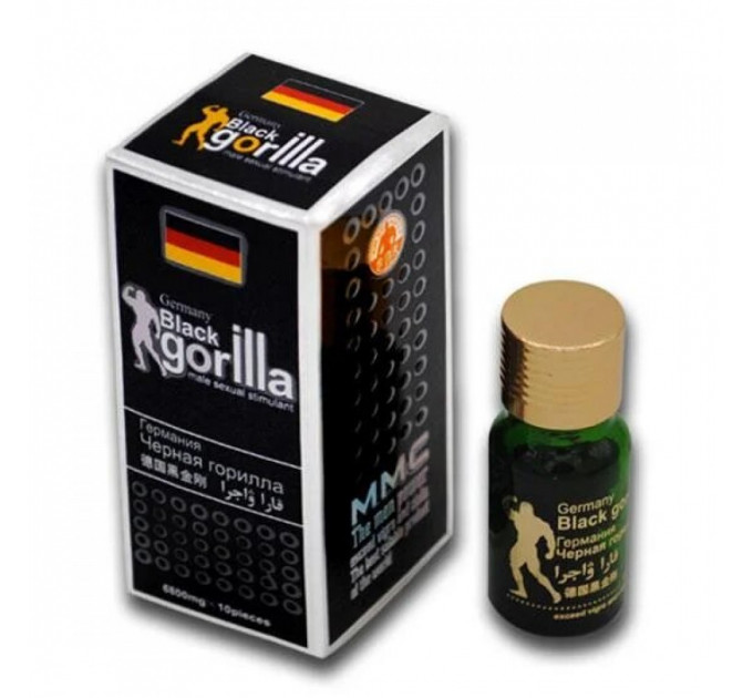 Таблетки возбуждающие black gorilla (цена за упаковку, 10 таблеток)