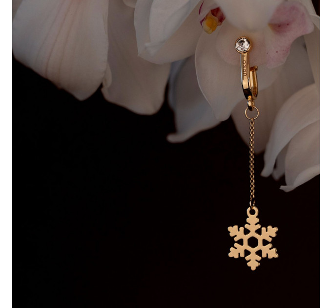 Прикраси для клітора та статевих губ non-pierced clitoral jewelry dangle with snowflake UPKO