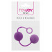 Вагинальные шарики Rock & Roll Balls фиолетовые ToyJoy