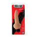 Вибромассажер реалистик Dream toys RealStuff с мошонкой 17,8 см, телесный