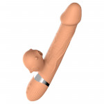Вибратор-кролик Basia 2 in 1 USB 9 режимов вибрации и 5 скоростей движения