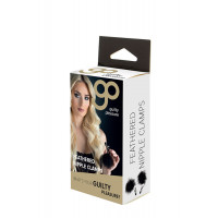 Затискачі для сосків з пір'ям GP FEATHERED NIPPLE CLAMPS