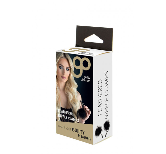 Зажимы для сосков с перьями GP FEATHERED NIPPLE CLAMPS