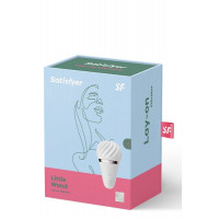 T360081 вібромасажер SATISFYER LAYON LITTLE WAND, Білий