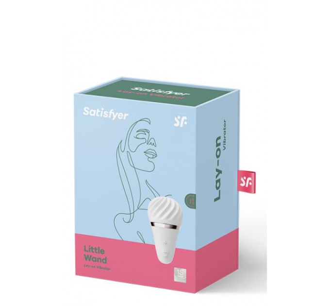 T360081 вібромасажер SATISFYER LAYON LITTLE WAND, Білий