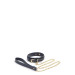 Ошейник с поводком BONDAGE COUTURE COLLAR AND LEASH BLUE
