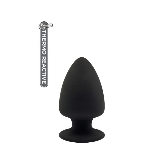 Термоактивна анальна пробка PREMIUM SILICONE PLUG S BLACK