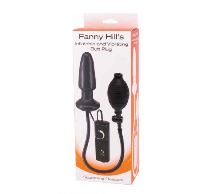 Вибромассажер плаг анальный стимулятор Fanny Hill''s Black Buttplug