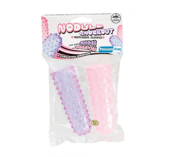 Насадки пальчикові Finger Sleeves, PURPLE / PINK