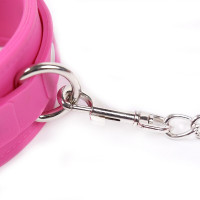 Силіконові наручники Silicone hand cuff pink
