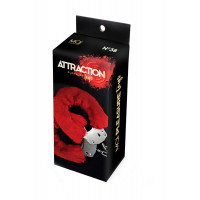 Наручники с мехом MAI No.38 METAL FURRY HANDCUFFS RED