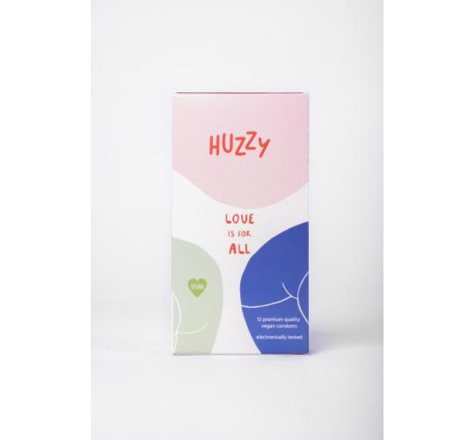 Презервативи Huzzy 12 різнокольорові