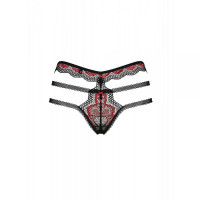 Трусики Obsessive Megies panties black L/XL