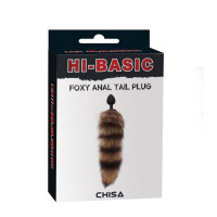 Анальная пробка Chisa Hi-Basic Foxy c лисьим хвостом