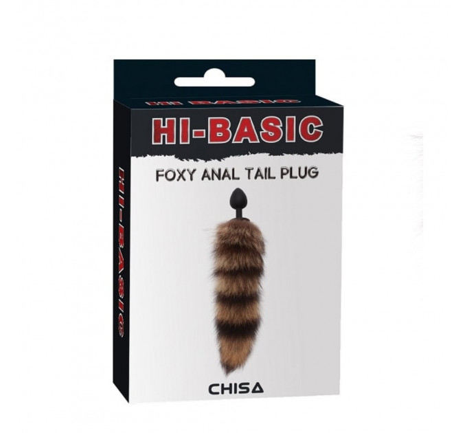 Анальная пробка Chisa Hi-Basic Foxy c лисьим хвостом