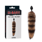Анальная пробка Chisa Hi-Basic Foxy c лисьим хвостом