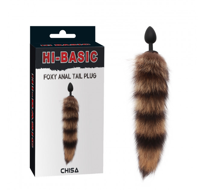 Анальная пробка Chisa Hi-Basic Foxy c лисьим хвостом