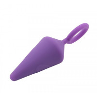 Анальная пробка Chisa Sweet Breeze Candy Plug фиолетовая 13.2 х 4 см, L