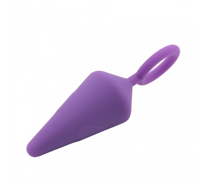 Анальная пробка Chisa Sweet Breeze Candy Plug фиолетовая 13.2 х 4 см, L