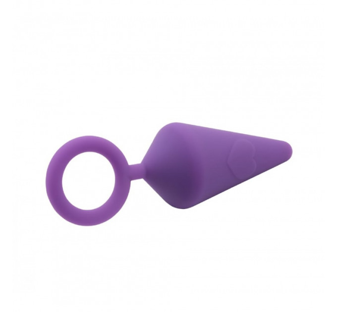 Анальная пробка Chisa Sweet Breeze Candy Plug фиолетовая 13.2 х 4 см, L