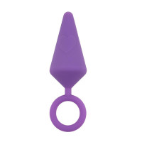 Анальная пробка Chisa Sweet Breeze Candy Plug фиолетовая 13.2 х 4 см, L