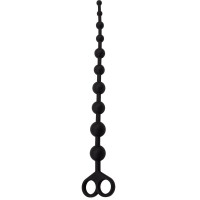 Анальная цепочка Chisa Black Mont Silicone черная