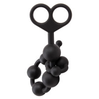 Анальная цепочка Chisa Black Mont Silicone черная