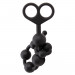 Анальная цепочка Chisa Black Mont Silicone черная
