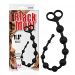Анальная цепочка Chisa Black Mont Silicone черная