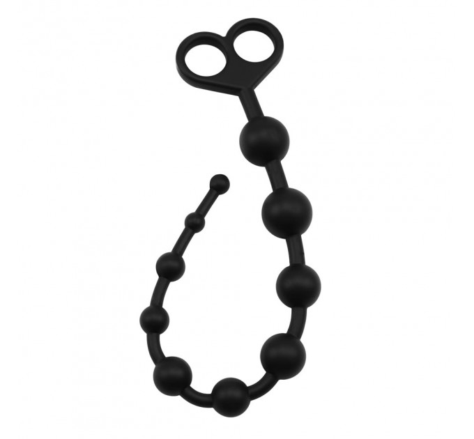 Анальная цепочка Chisa Black Mont Silicone черная