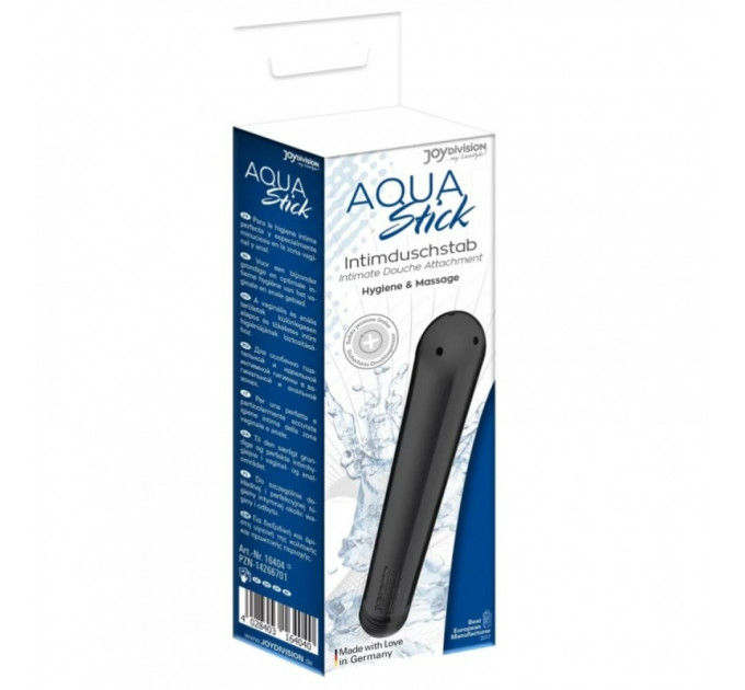 Анальний душ AQUAstick intimate black anodised, without shower hose, черный