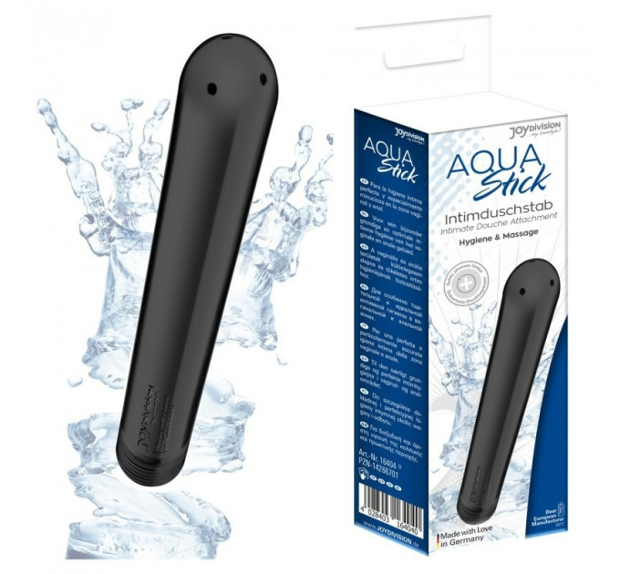 Анальний душ AQUAstick intimate black anodised, without shower hose, черный