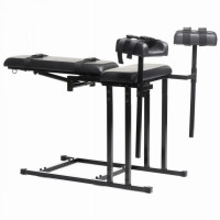 БДСМ крісло-кушетка Extreme Obedience BDSM Chair чорний